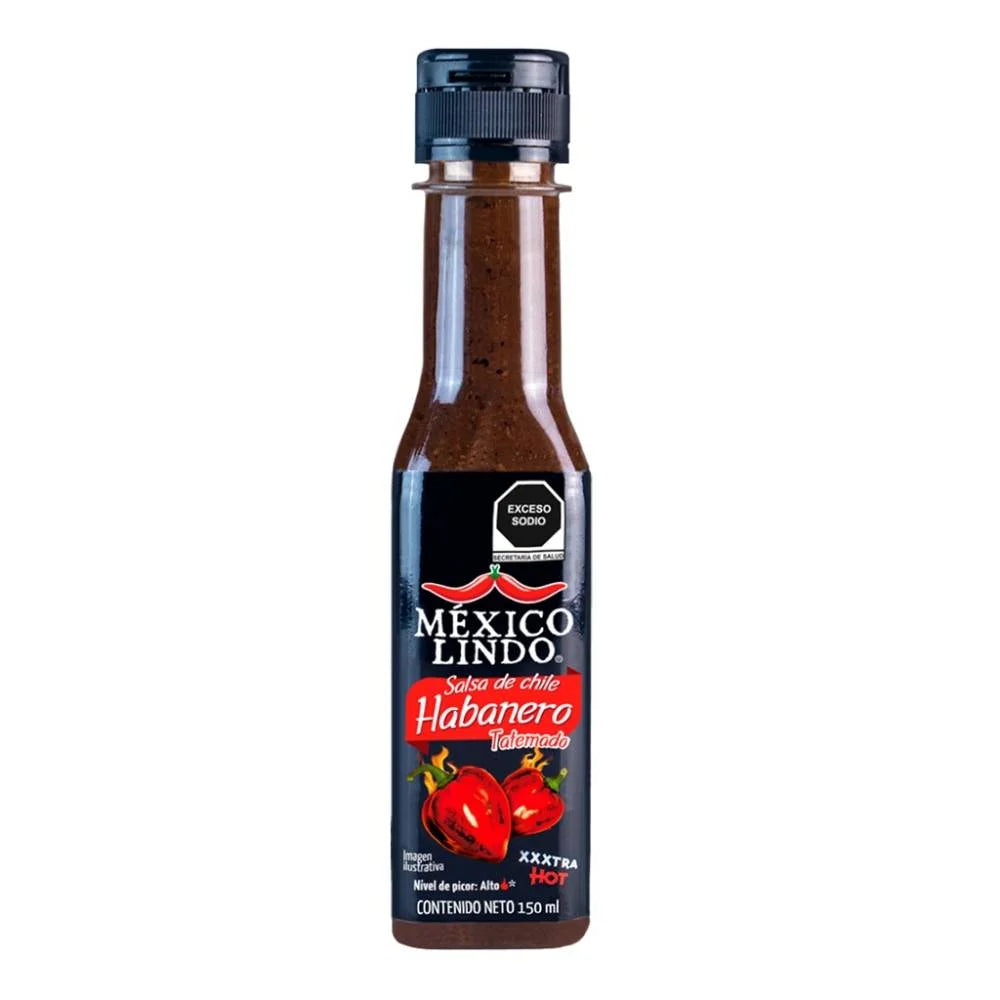 Mexico Lindo - Salsa Picante De Habanero Tatemado 150ml