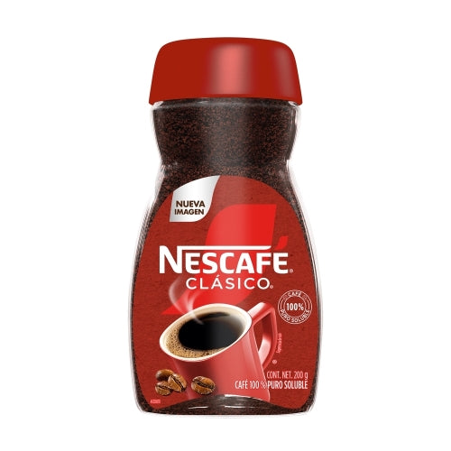 Nescafé - Café Clásico 200gr (Caja 12pz)