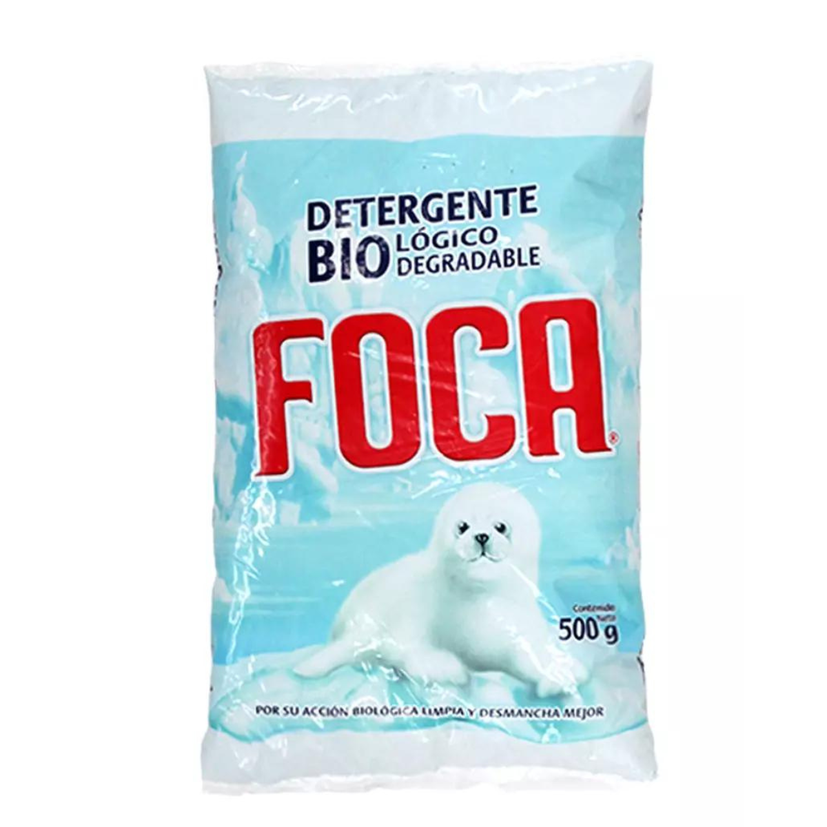 Foca - Detergente En Polvo Para Ropa 500gr (Caja 20pz)