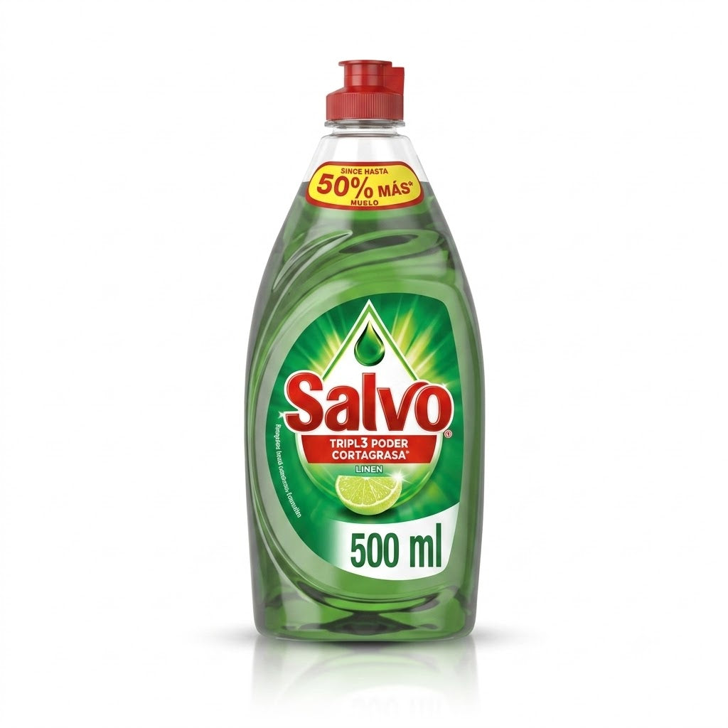 Salvo - Detergente Liquido Lavatrastes 500ml