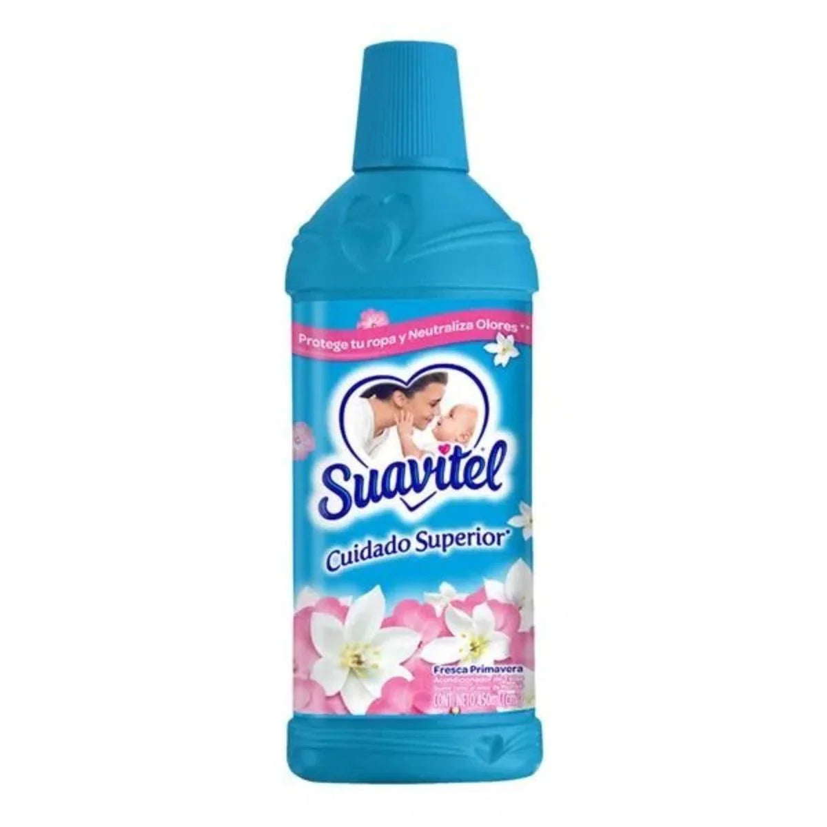 Suavitel - Suavizante De Tela Cuidado Superior Fresca Primavera 450ml (Caja 12pz)