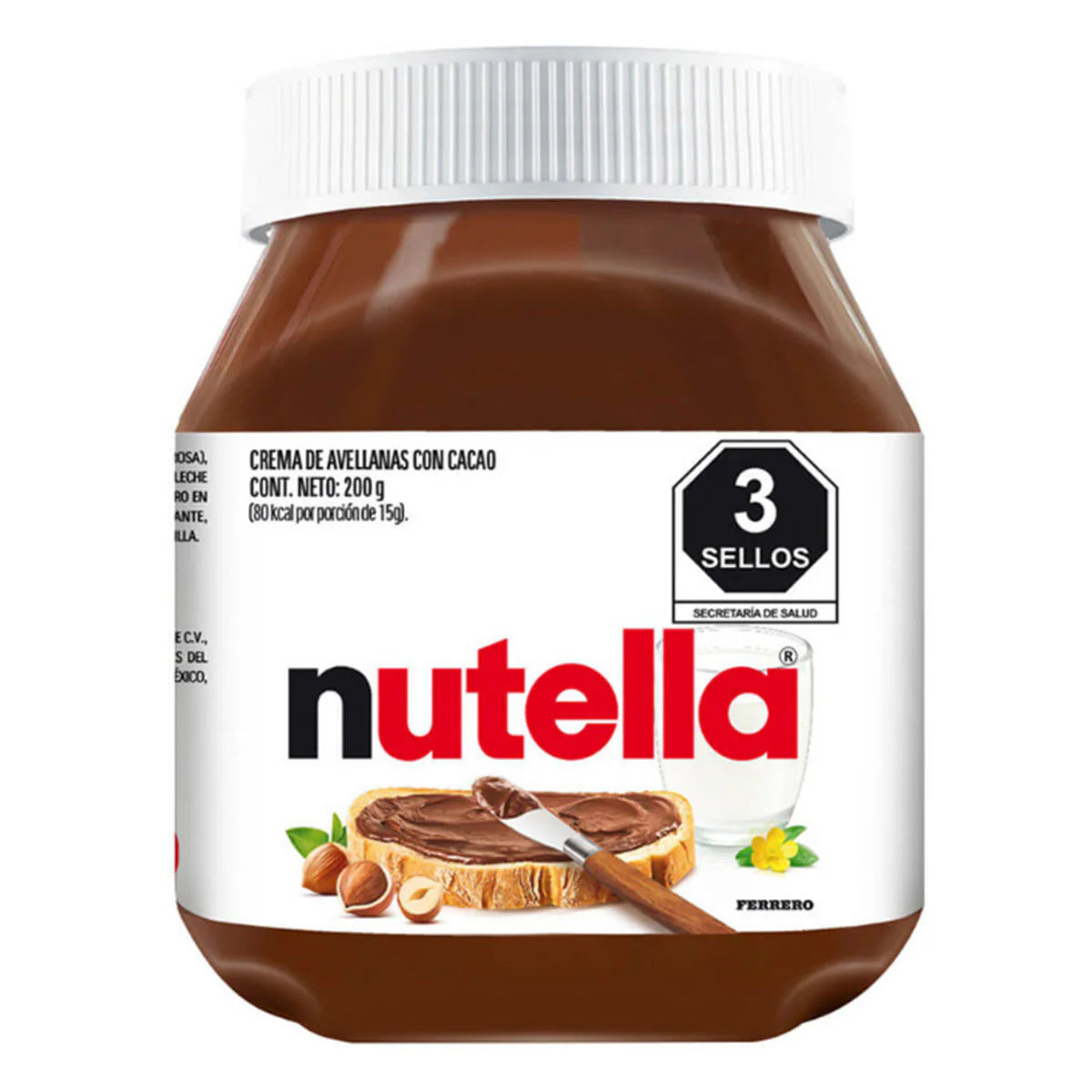 Nutella - Crema De Avellanas Con Cacao 200gr (Caja 12pz)