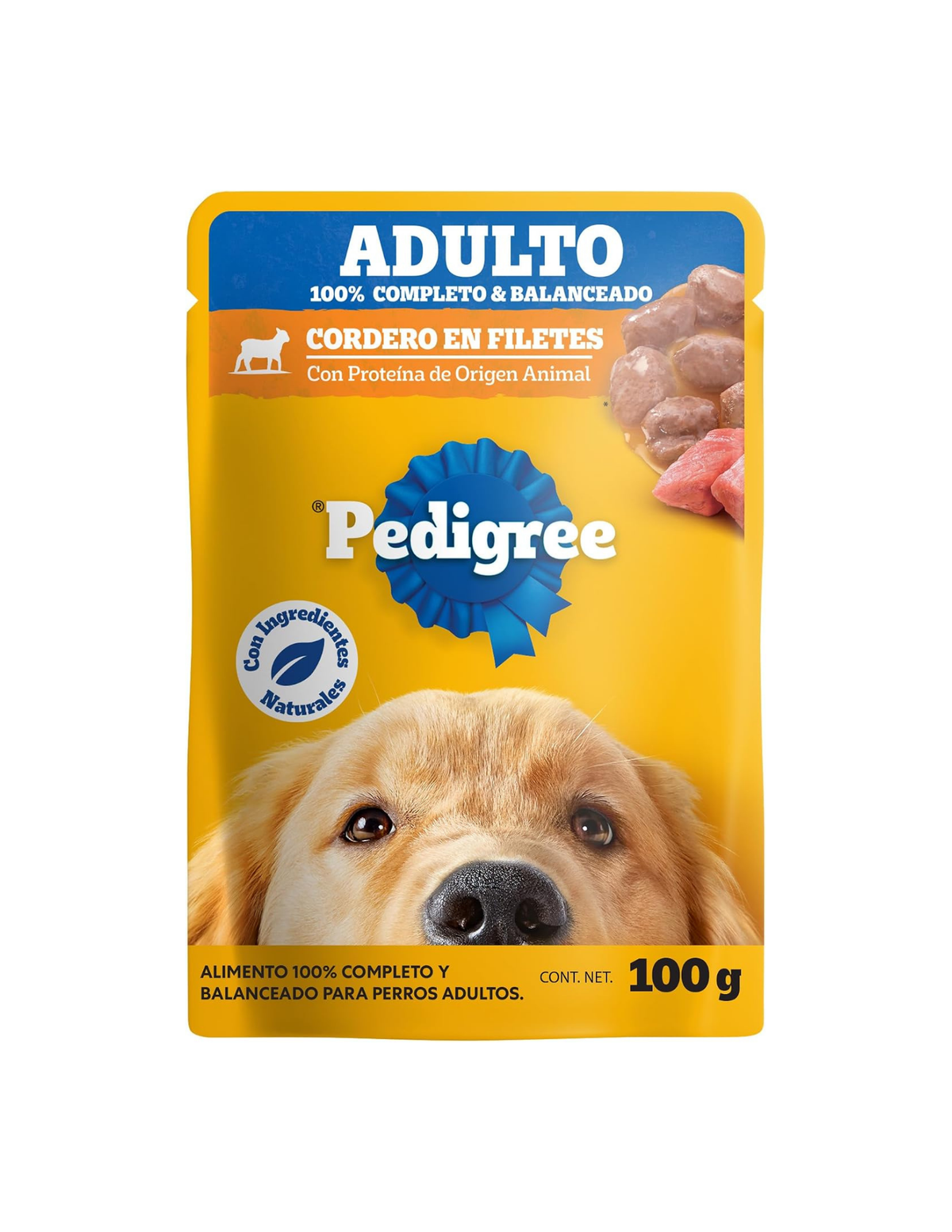 Pedigree - Sobre Pouch Cordero Para Perro Adulto 100gr