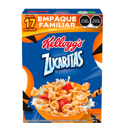 Kellogg´s - Cereal Zucaritas 600gr (Caja 16pz)