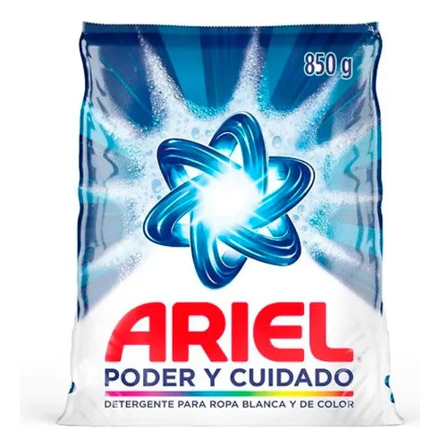 Ariel - Detergente En Polvo Para Ropa 850gr (Caja 10pz)