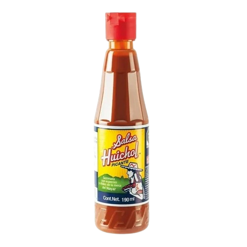 Huichol - Salsa Picante Roja 190ml (Caja 24pz)