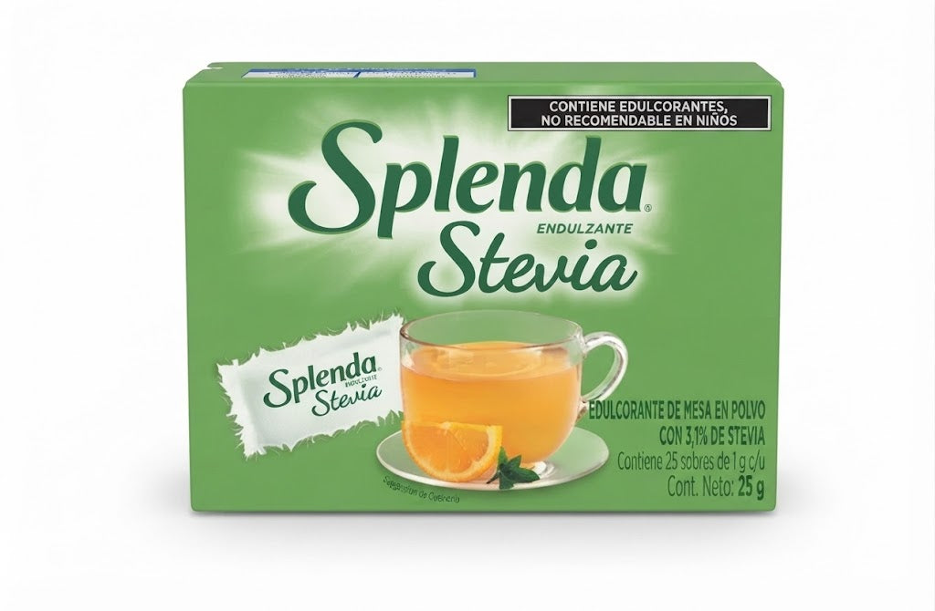Splenda - Endulzante Stevia Sobre 1gr Paq. 25pz