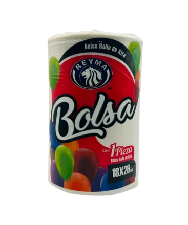 Reyma - Bolsa Rollo Alta Densidad 18x26 (Bulto 10pz)