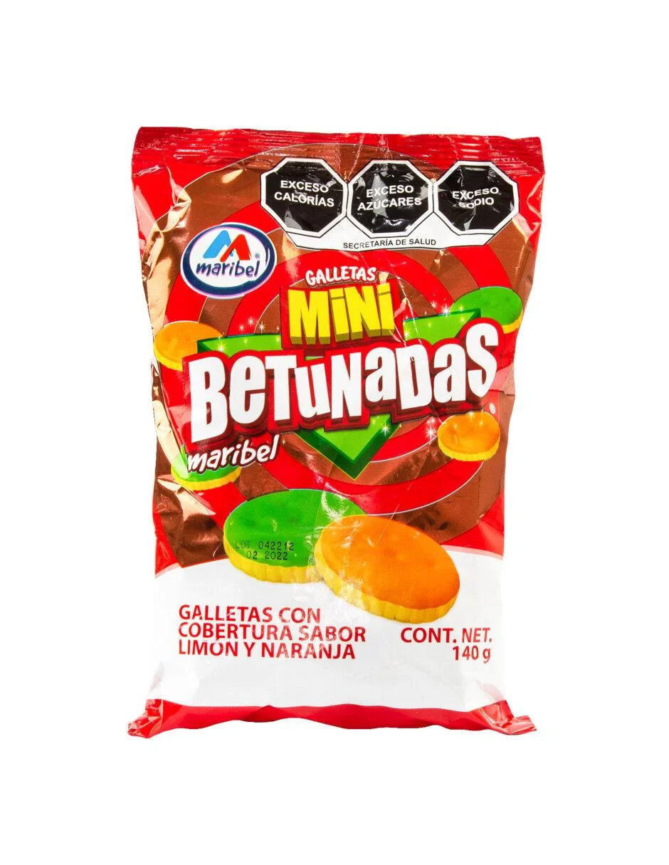 Maribel - Galletas Mini Betunadas 140gr (Caja 24pz)
