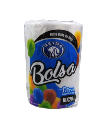 Reyma - Bolsa Rollo Baja Densidad 18x26 (Bulto 9pz)
