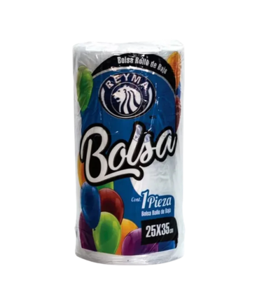 Reyma - Bolsa Rollo Baja Densidad 25x35 (Bulto 6pz)