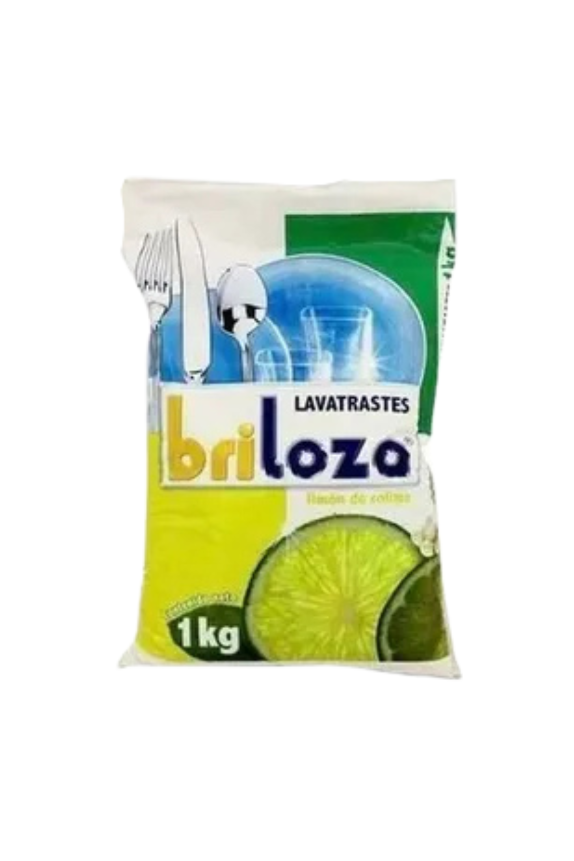 Briloza - Detergente Lavatrastes Limon 1kg (Caja 10pz)