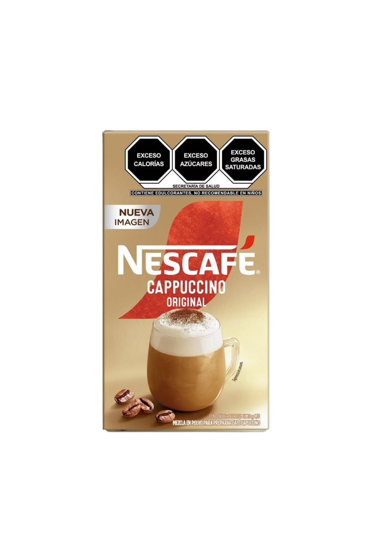 Nescafé - Cappuccino Original Cafe 22gr Exh 6pz (Caja 6exh)
