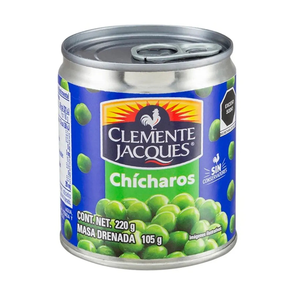 Clemente Jacques - Chicharos 220gr (Caja 24pz)