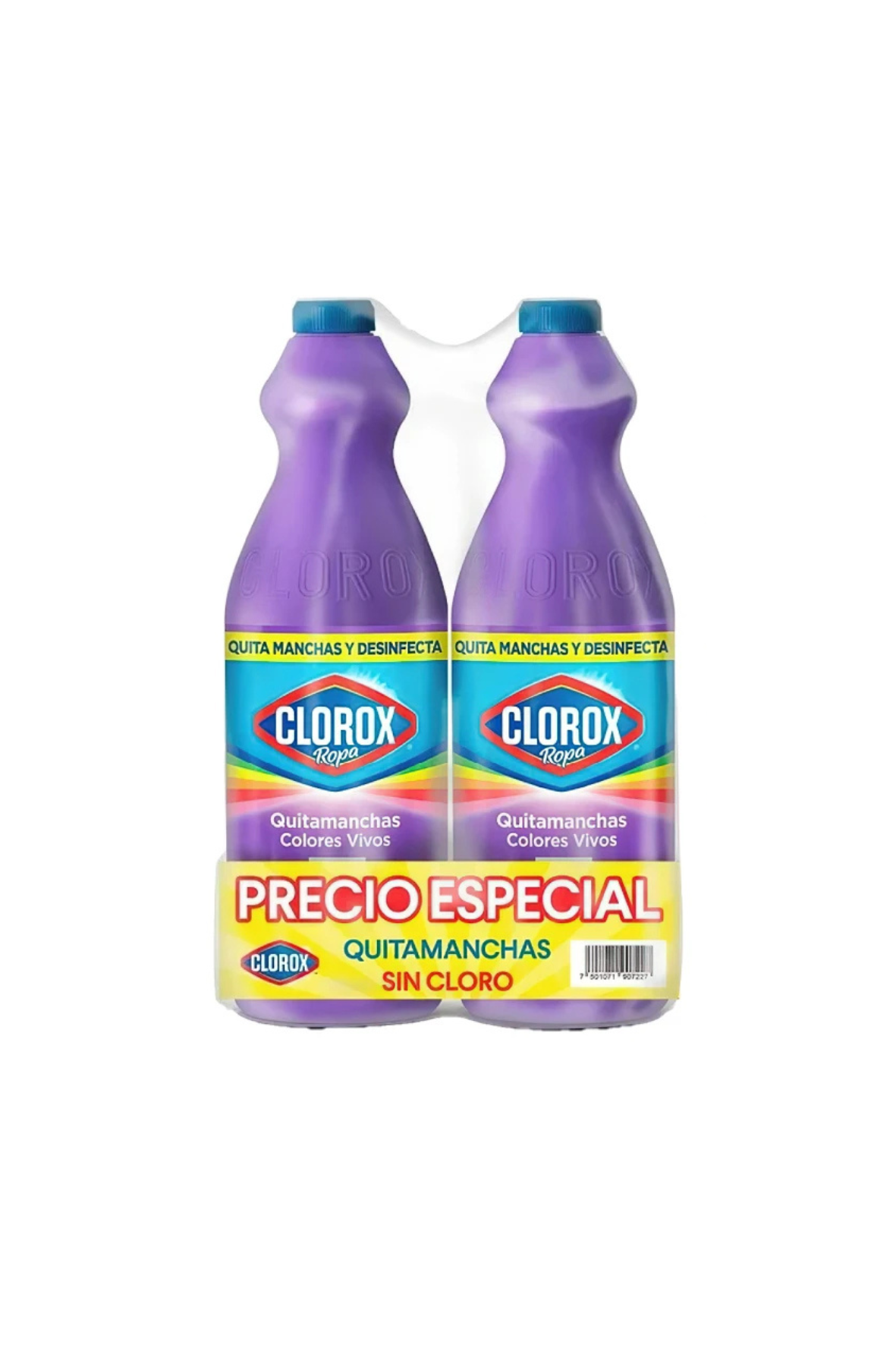 Clorox - Quitamanchas Ropa De Color Duo Pack 930ml (Caja 14pz)