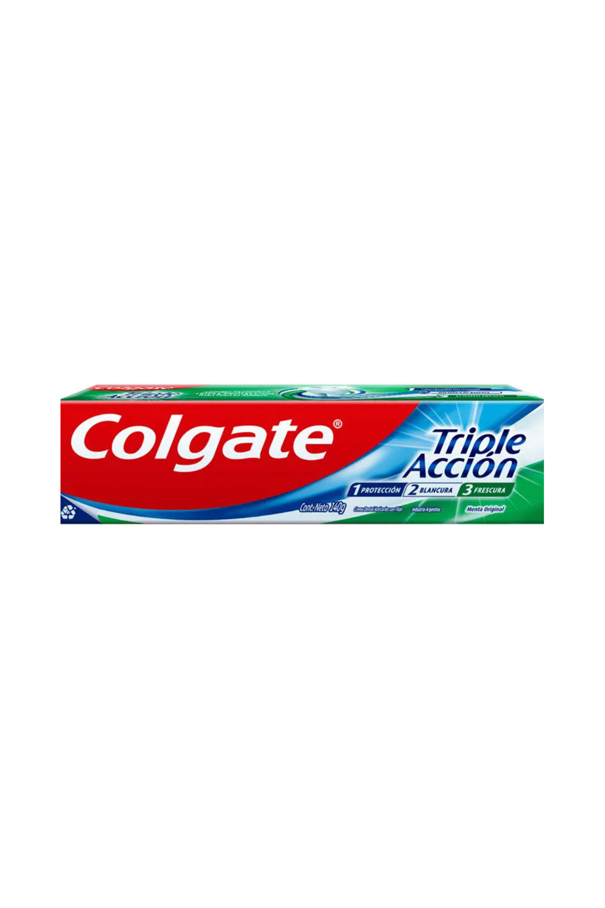 Colgate - Pasta Dental Triple Accion Exh 12pz 140ml (Caja 6exh)