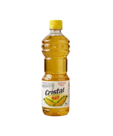 Cristal - Aceite De Maíz 500ml (Caja 24pz)