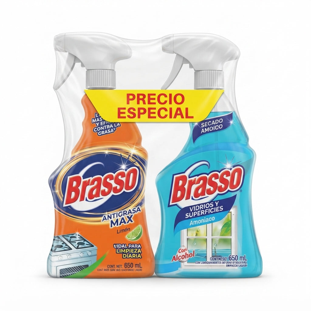 Brasso - Limpiadores Duo Pack 650ml