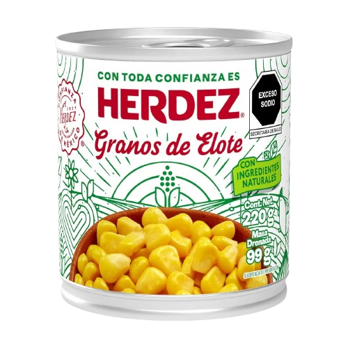 Herdez - Elote 220gr (Caja 24pz)