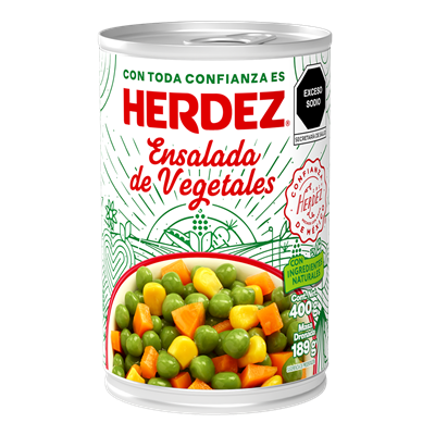 Herdez - Ensalada 400gr (Caja 24pz)