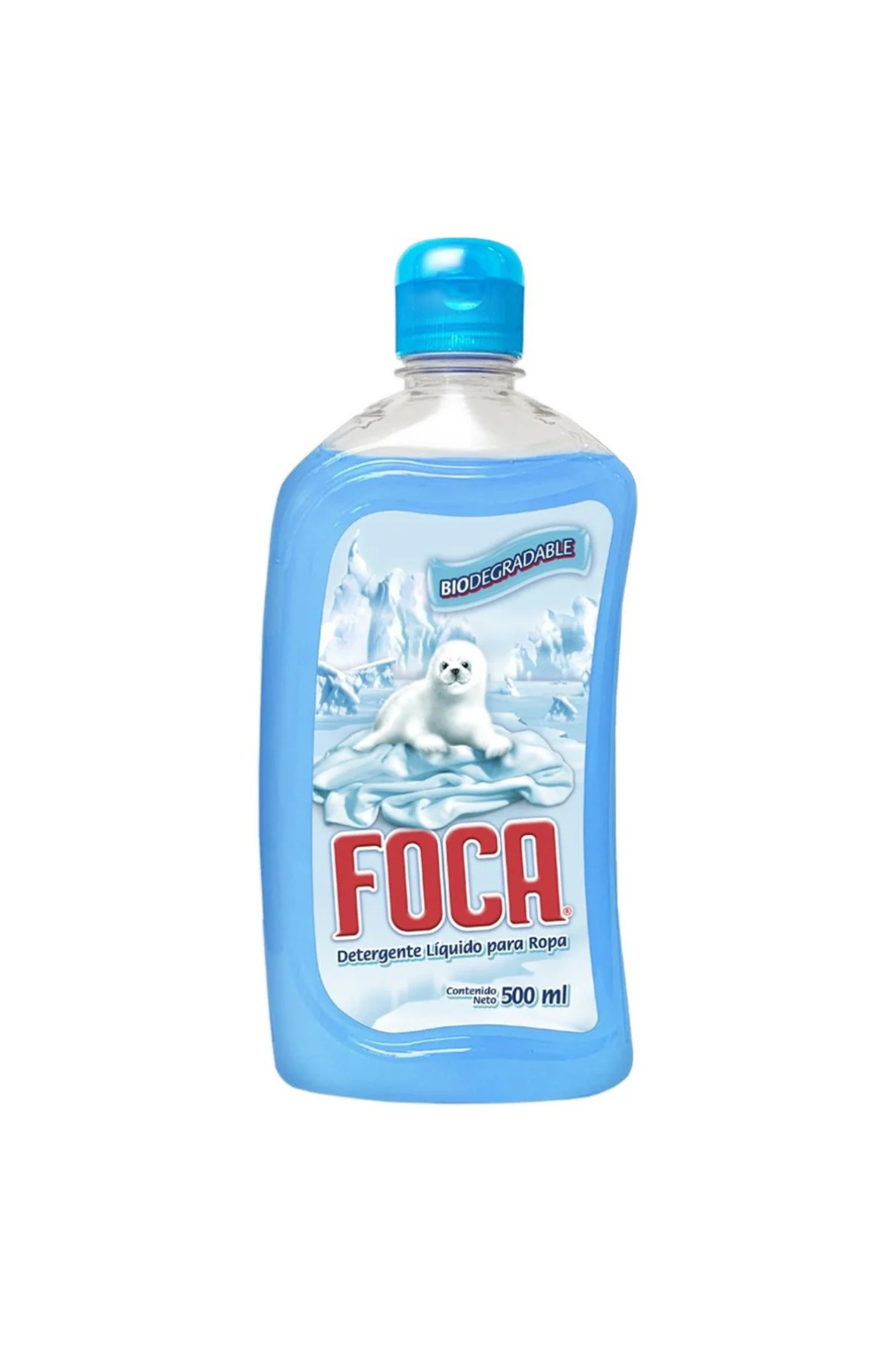 Foca - Detergente Líquido Para Ropa 500ml (Caja 12pz)