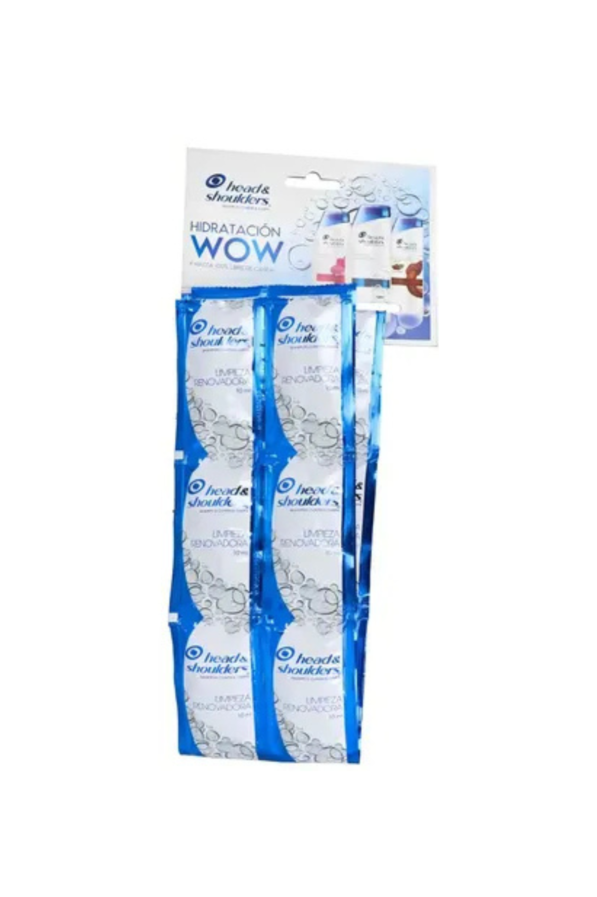 Head & Shoulders - Sobre Shampoo Limpieza Renovadora Exh 24pz 10ml (Caja 24exh)