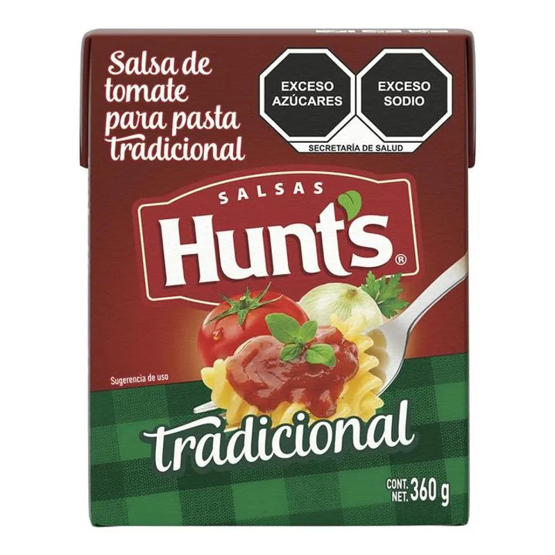 Hunts - Salsa Para Pasta Tradicional 360ml (Caja 24pz)