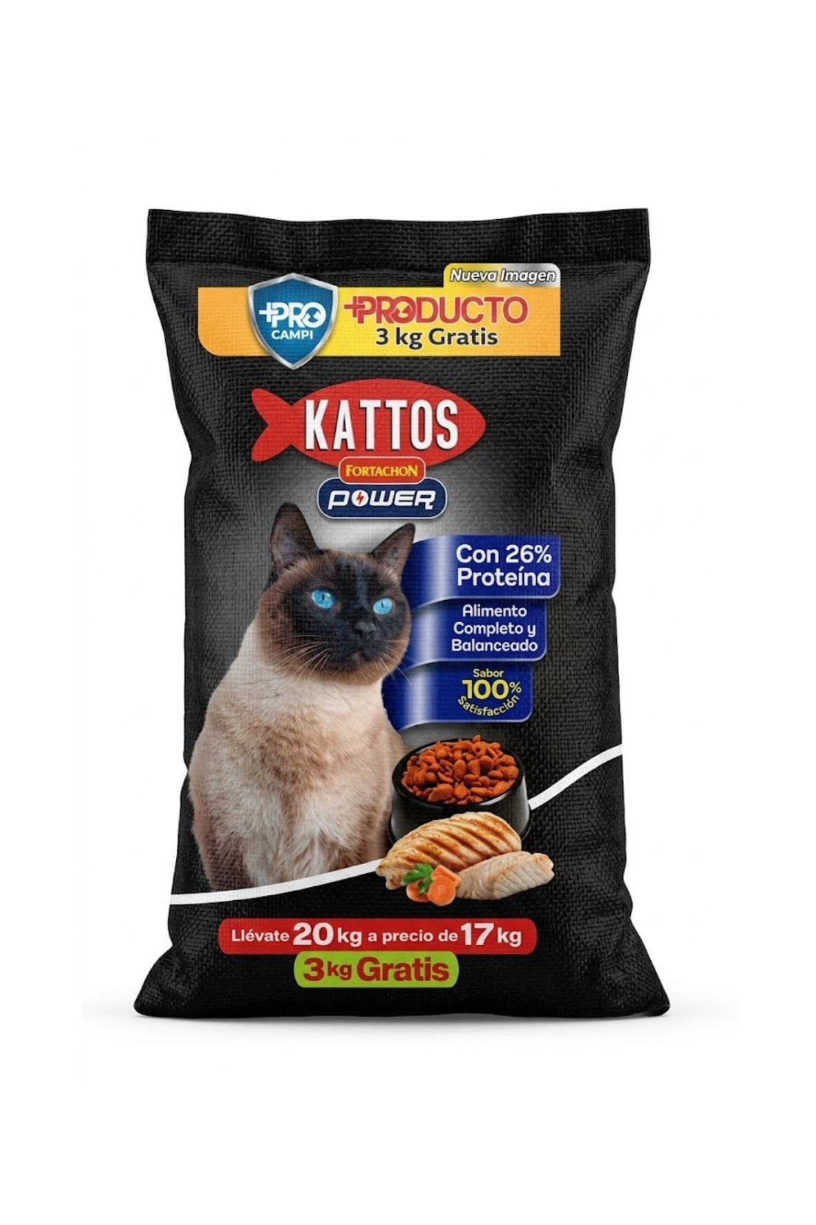 Kattos - Alimento Para Gato (Bulto 20kg)