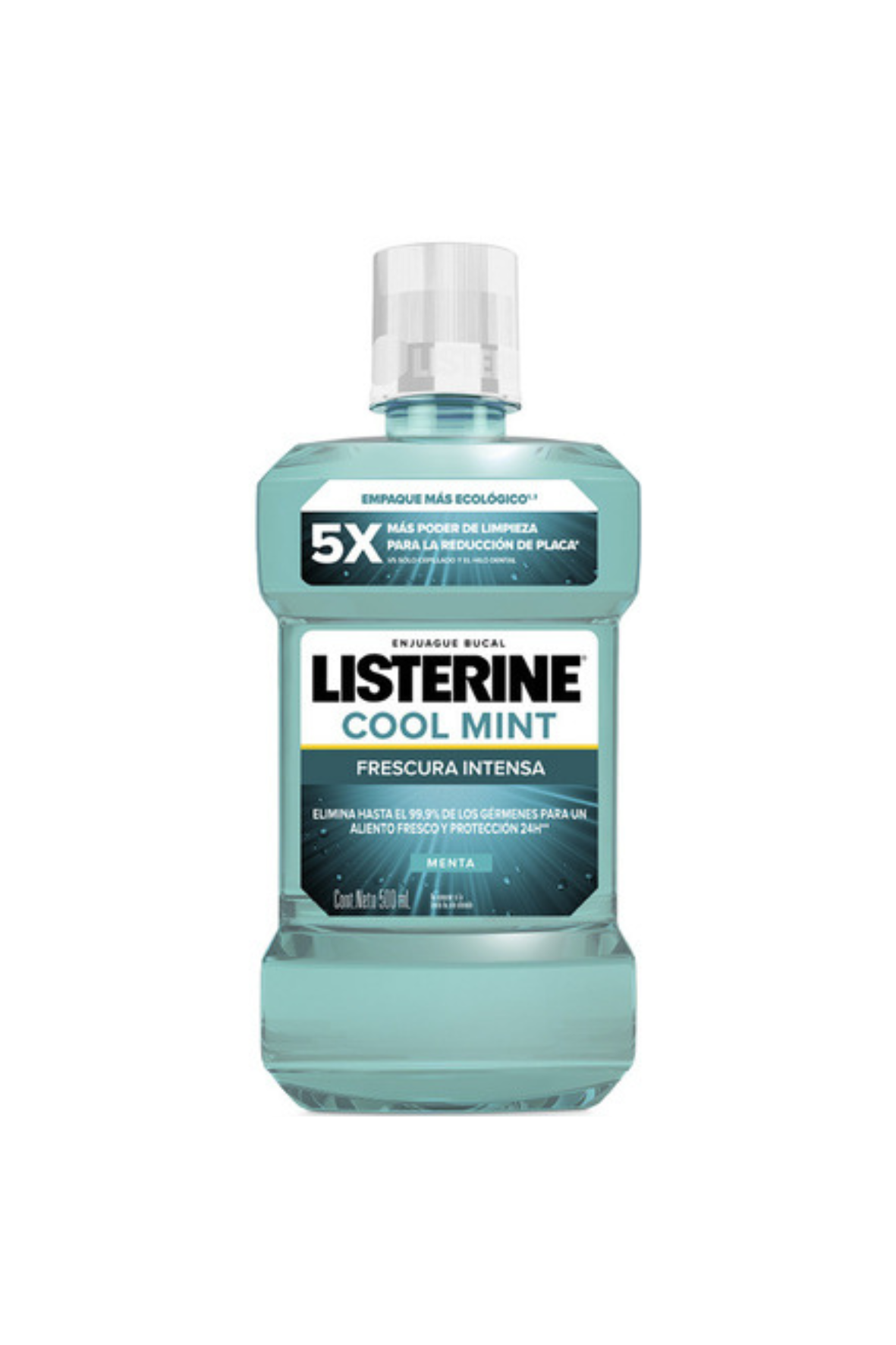 Listerine - Enjuague Bucal Cool Mint 500ml (Caja 9pz)