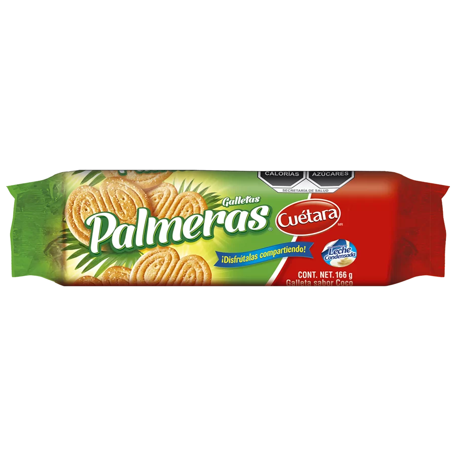 Cuetara - Galletas Palmeras 166gr (Caja 20pz)