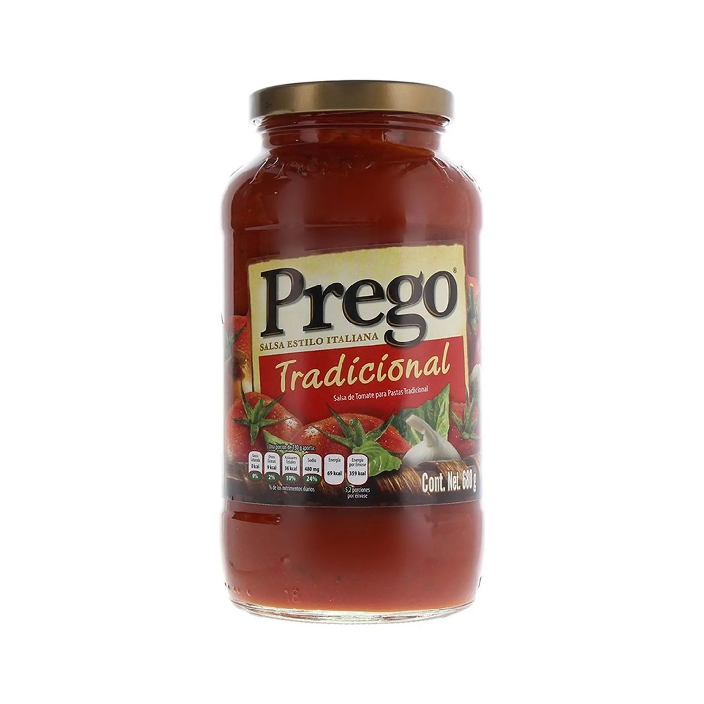 Prego - Salsa Italiana Tradicional 680gr (Caja 12pz)