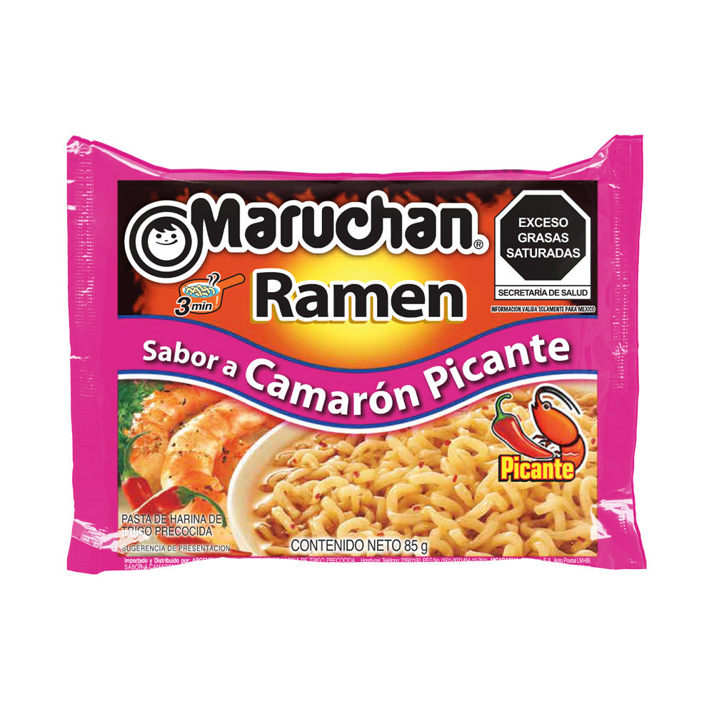 Maruchan - Ramen Camarón Picante 65gr (Caja 24 pz)