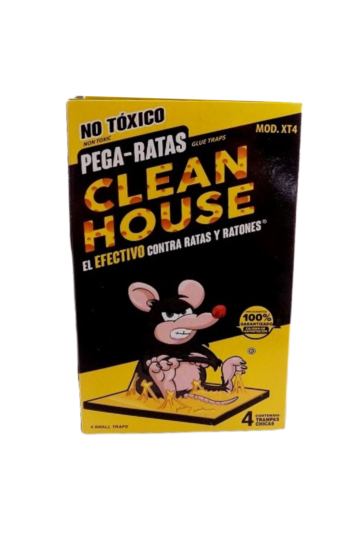 Clean House - Trampa Chica Pega Rata Exh 4pz (Caja 72exh)