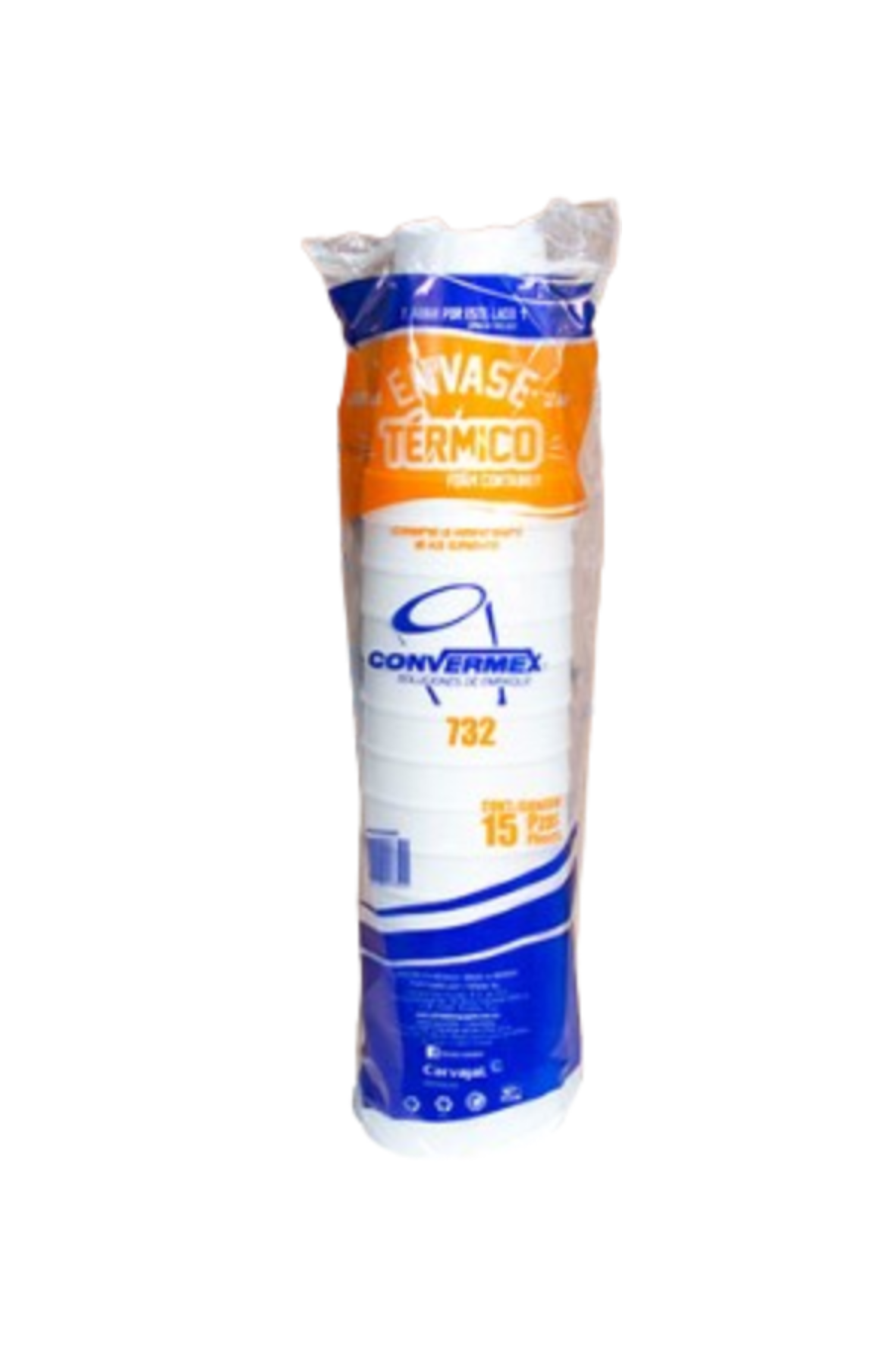 Convermex - Vaso Termico 1Lt #32 (Caja 20pz)