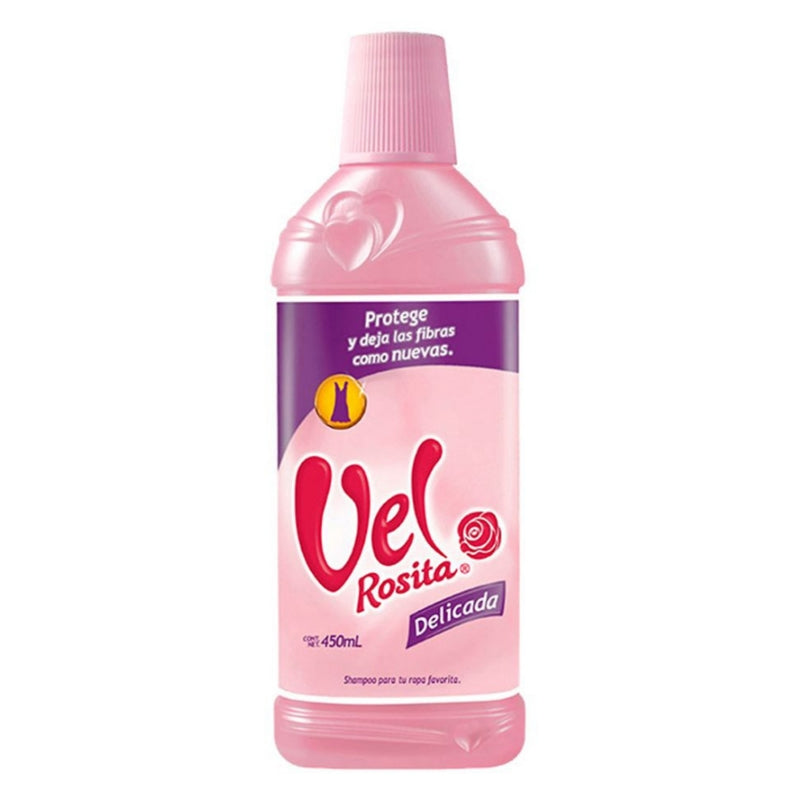 Vel Rosita - Detergente Líquido Para Ropa 450ml (Caja 12pz)
