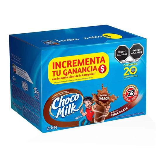 Choco Milk - Chocolate En Bolsa 22gr Exh 20pz (Caja 20exh)