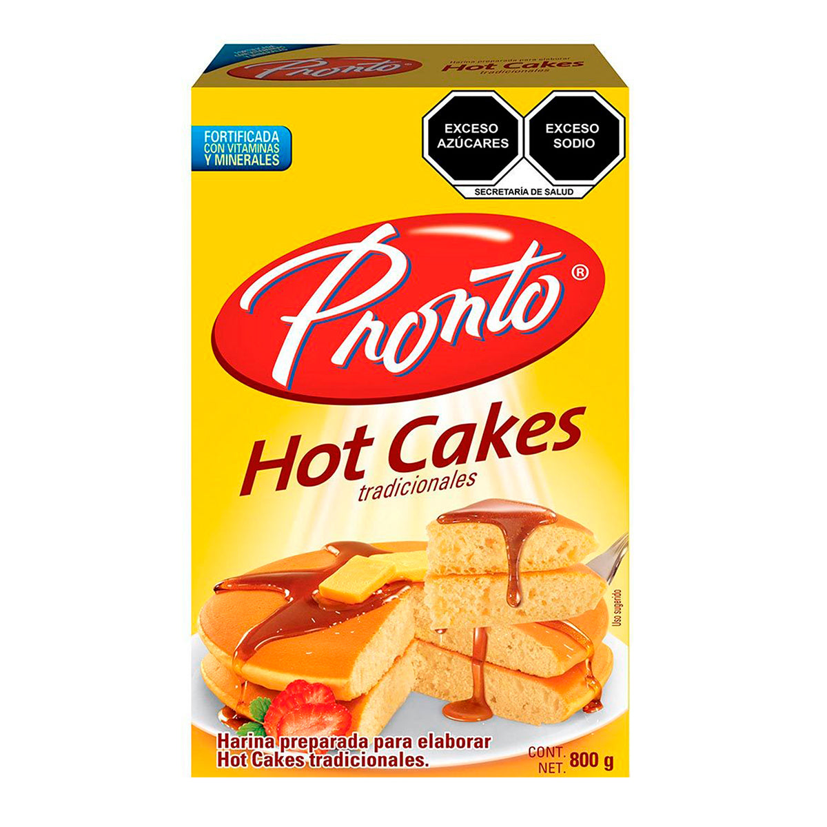 Pronto - Harina Para Hot Cakes 800gr (Caja 12pz)
