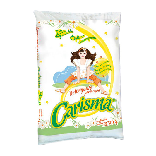 Carisma - Detergente En Polvo Para Ropa 250gr (Caja 40pz)