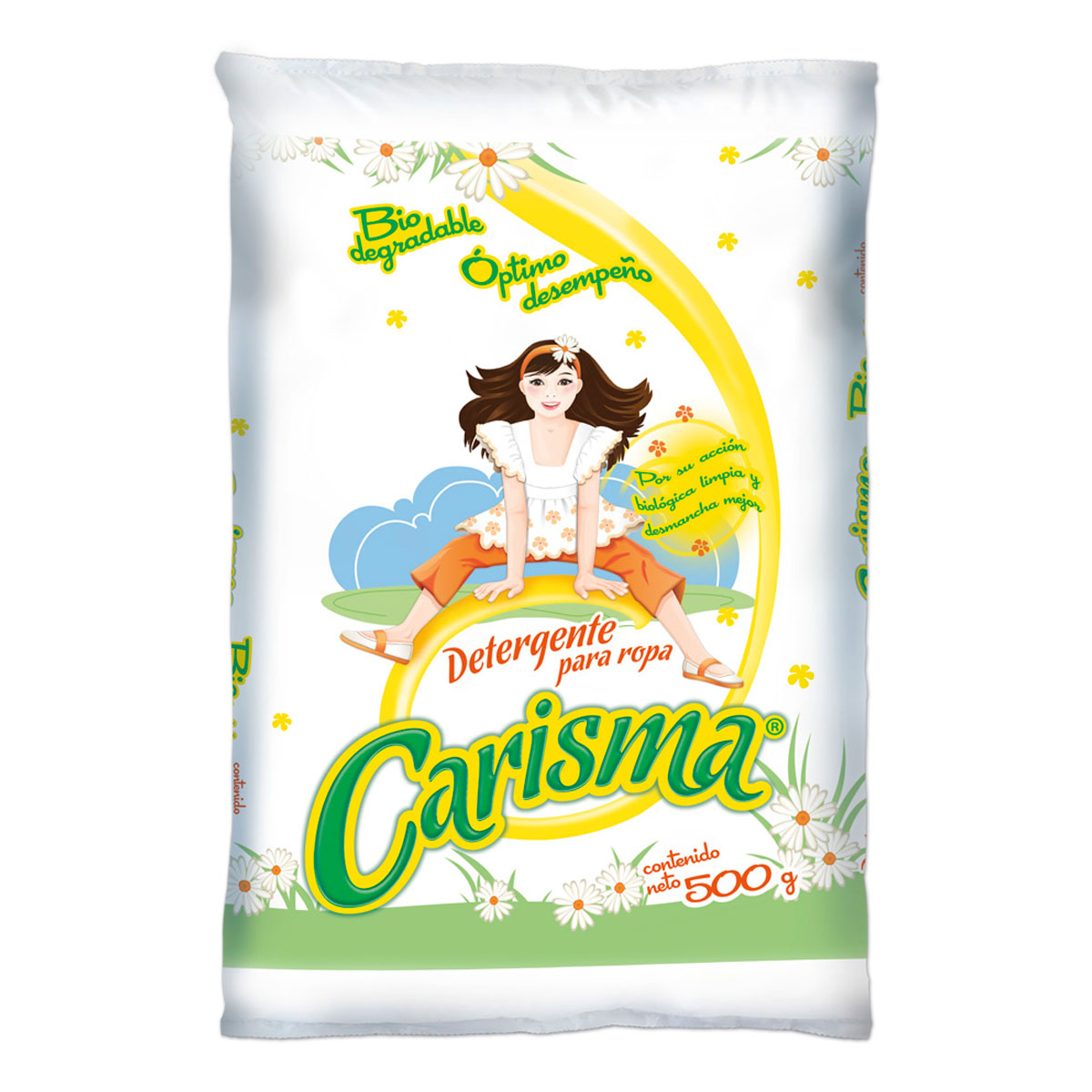 Carisma - Detergente En Polvo Para Ropa 500gr (Caja 20pz)