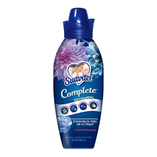 Suavitel - Suavizante De Tela Complete Fresca Primavera 700ml (Caja 15pz)