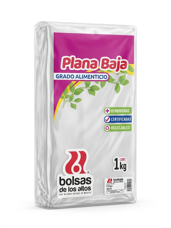Altos - Bolsa Plana Baja 50x70 Kileada (Bulto 25kg)