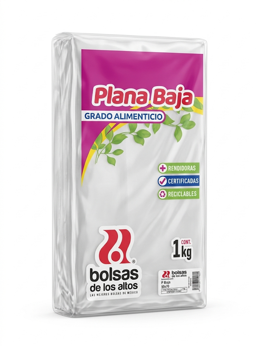 Altos - Bolsa Plana Baja 50x70 Kileada (Bulto 25kg)