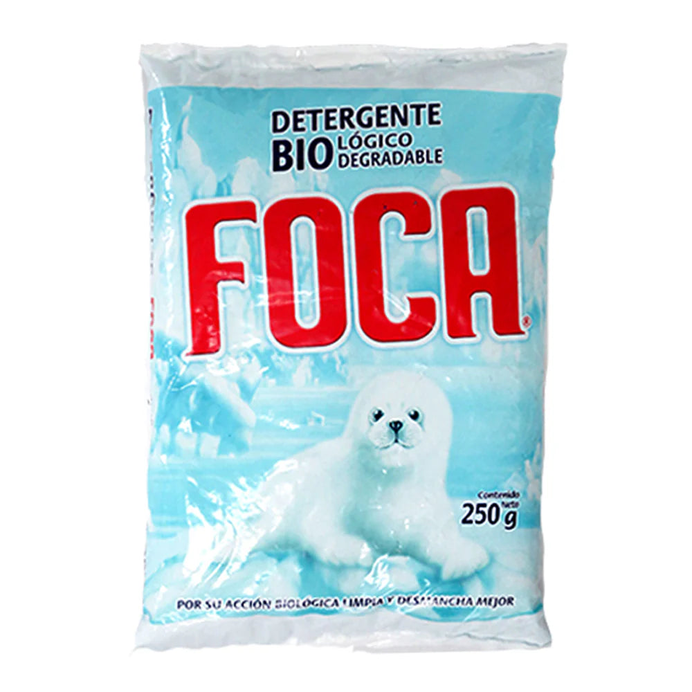 Foca - Detergente En Polvo Para Ropa 250gr (Caja 40pz)