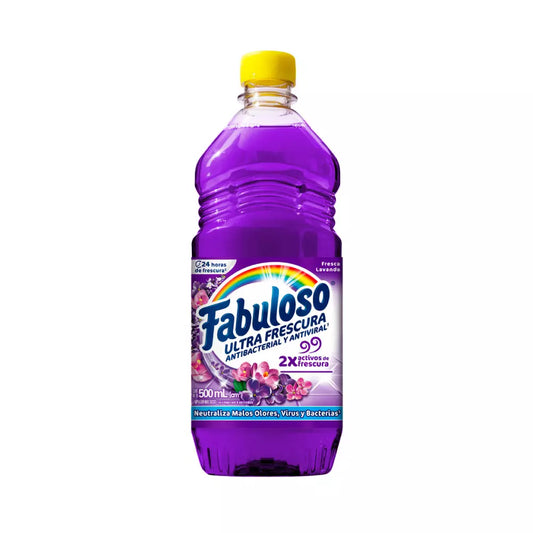 Fabuloso - Limpiador Multiusos Fresca Lavanda 500ml (Caja 24pz)