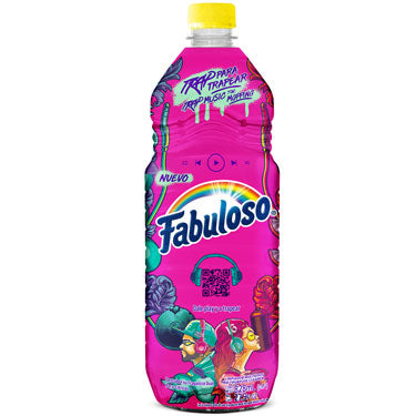 Fabuloso - Musica Trap Antibacterial 828ml (Caja 12pz)