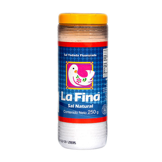 La Fina - Sal Natural De Bote 250gr (Caja 16pz)