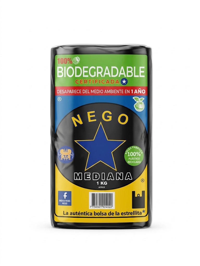Nego - Bolsa Camiseta Mediana