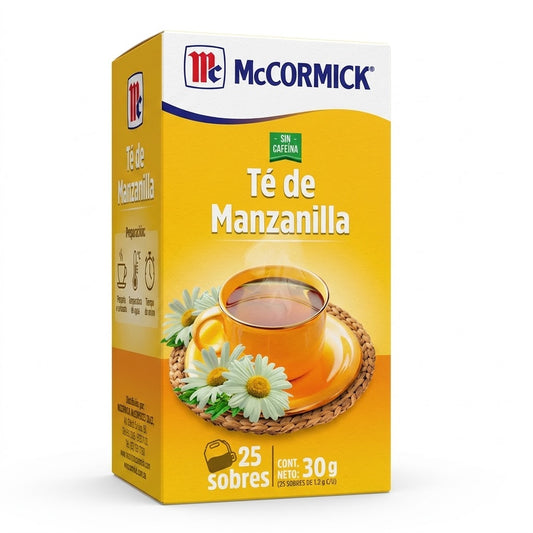 McCormick - Te De Manzanilla Exh 25pz 30gr (Caja 24exh)