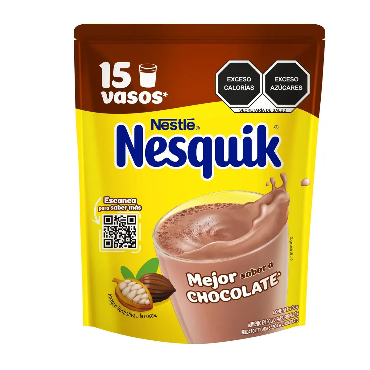 Nestlé - Nesquik Sabor Chocolate En Polvo 200gr