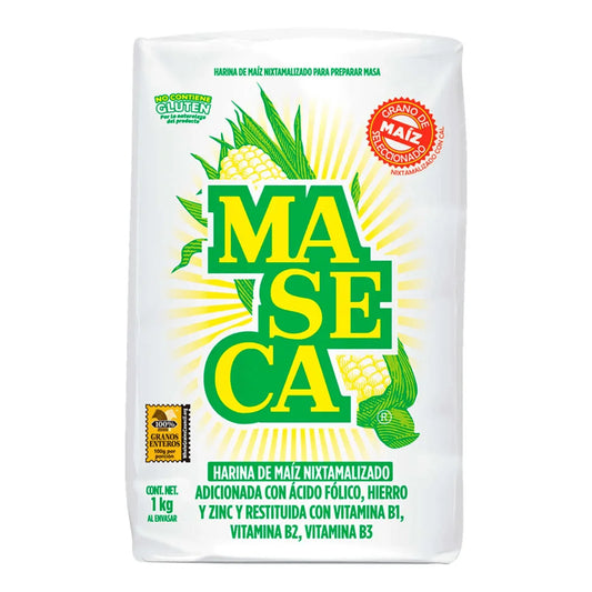 Maseca - Harina De Maiz Blanca 1kg (Bulto 10kg)